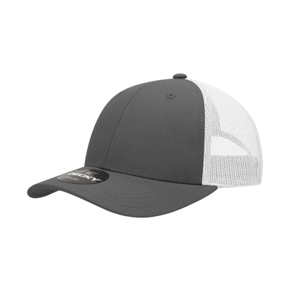 Decky 214 in Charcoal/White