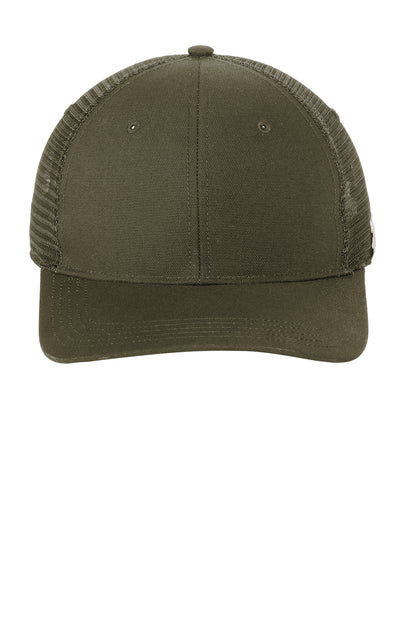 Carhartt® Canvas Mesh Back Cap in Moss, style CT105298