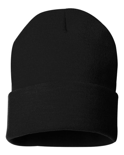 Sportsman SP12 12" Cuffed Beanie in Black