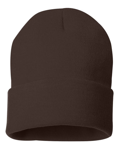 Sportsman SP12 12" Cuffed Beanie in Brown