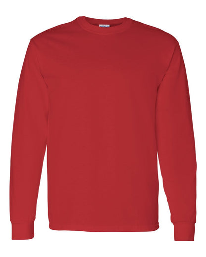 Gildan 5400 Heavy Cotton Long Sleeve T-Shirt in Red
