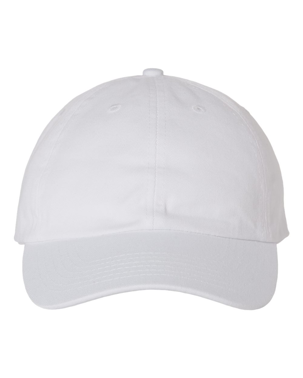 Valucap VC300A Bio-Washed Classic Dad Hat in White