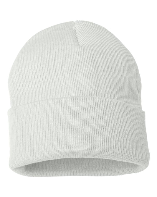 Sportsman SP12 12" Cuffed Beanie in White