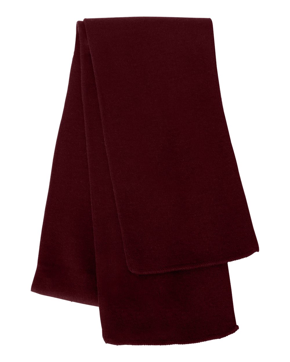 Sportsman SP04 Knit Scarf in Maroon