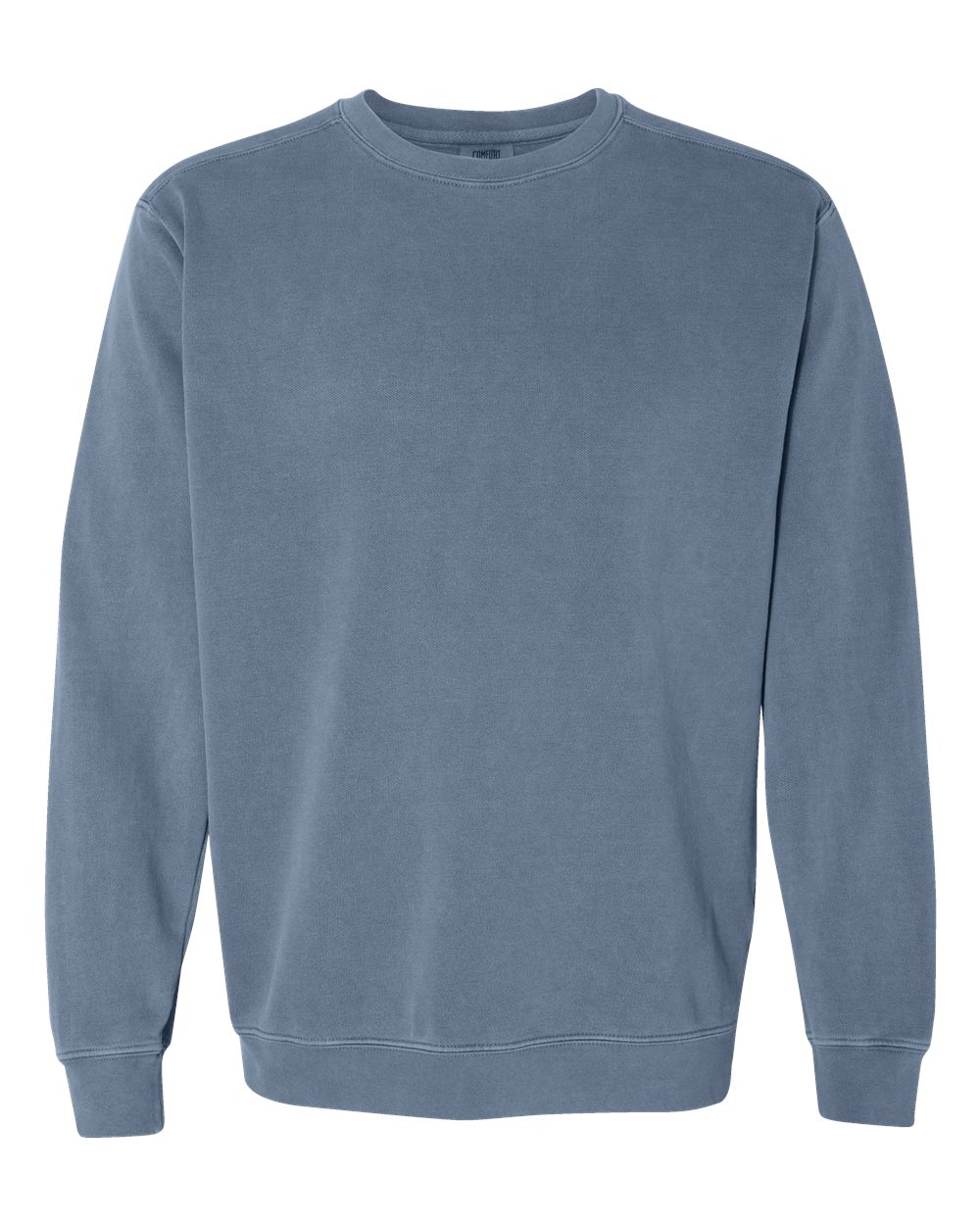 Comfort Colors Unisex Garment-Dyed Crewneck Sweatshirt blank in Blue Jean, style 1566