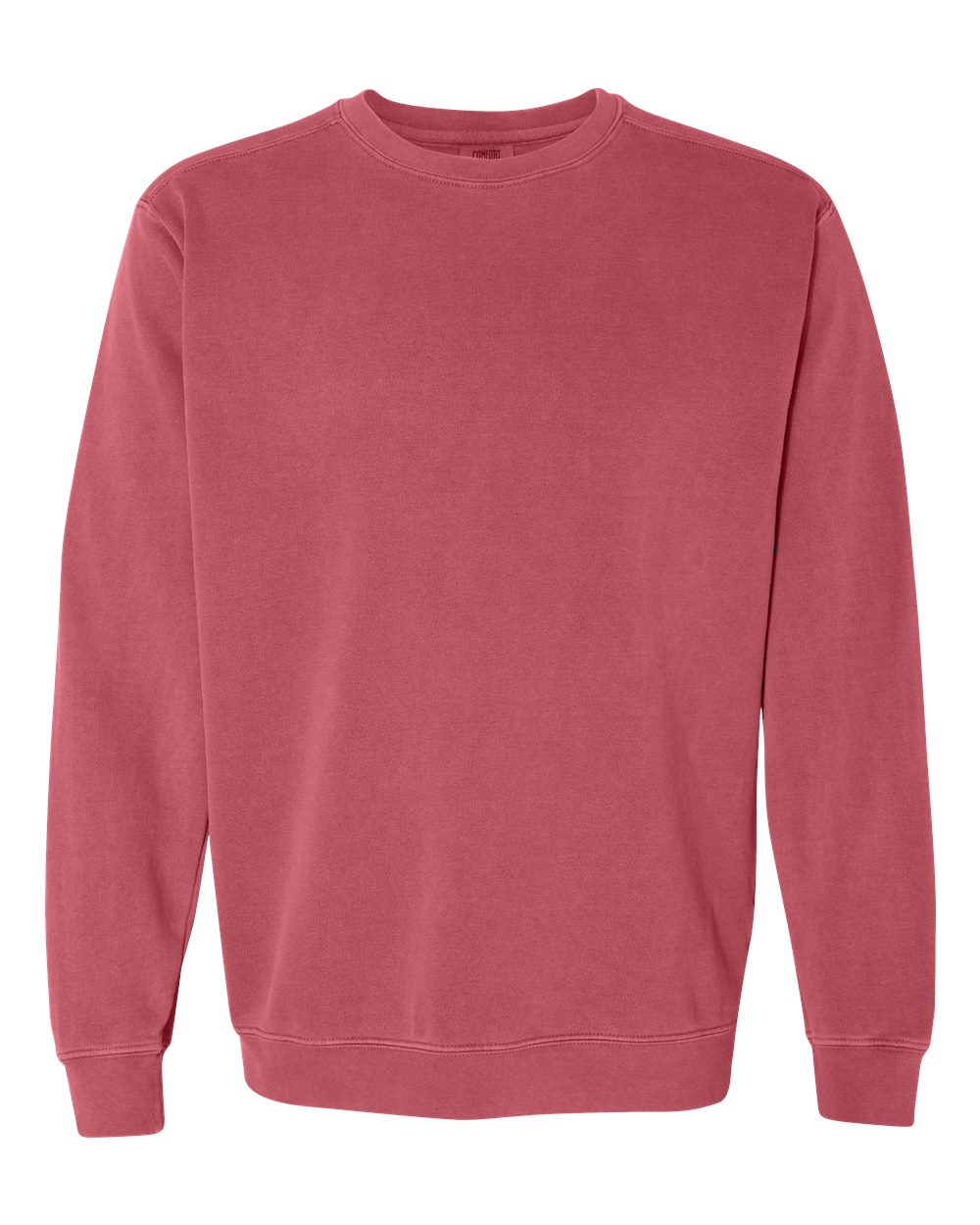 Comfort Colors Unisex Garment-Dyed Crewneck Sweatshirt blank in Crimson, style 1566