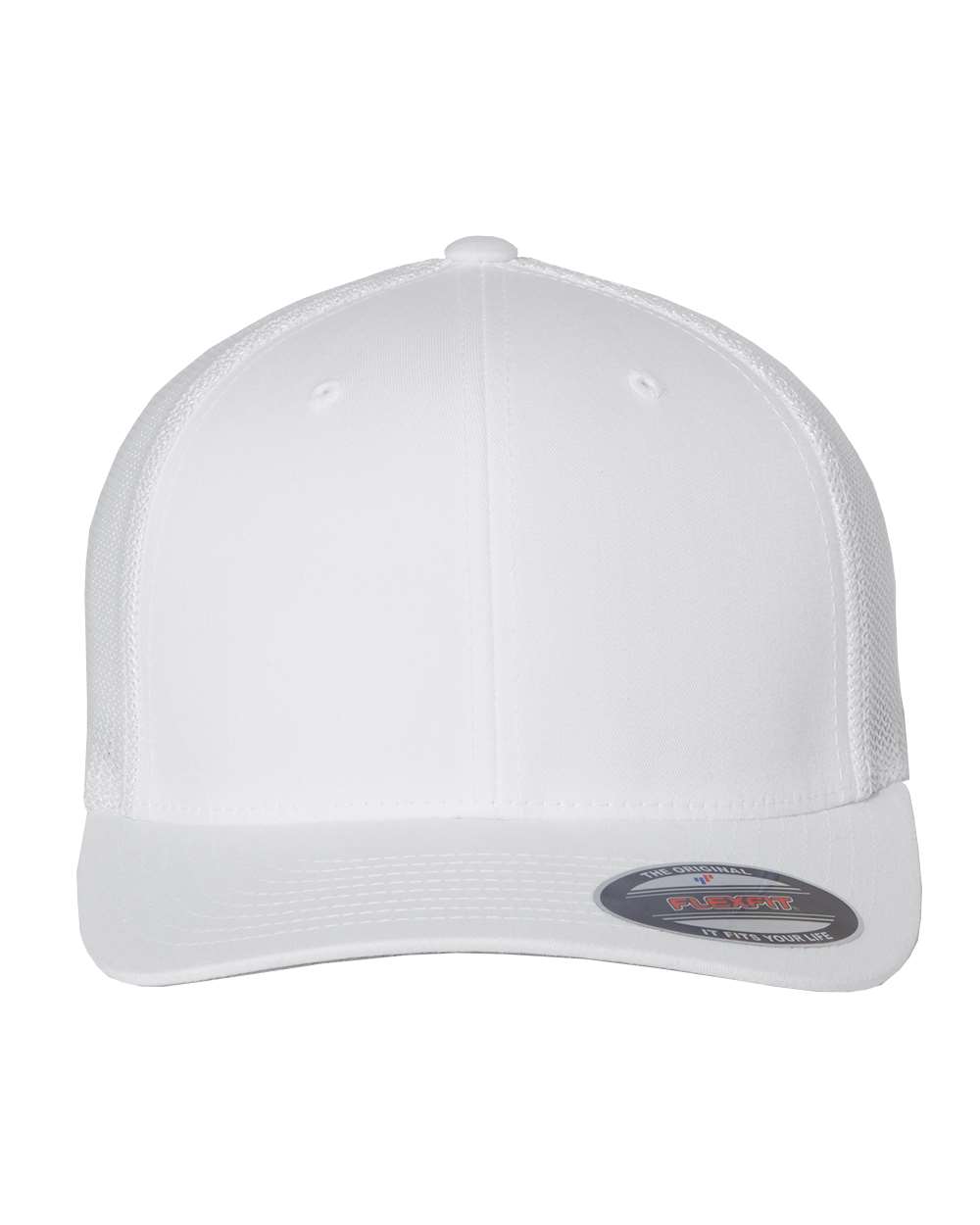 Flexfit 6511 Trucker Cap in White