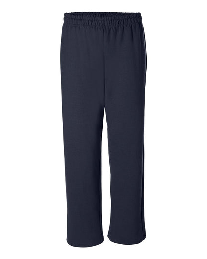 Gildan 18400 Heavy Blend Open-Bottom Sweatpants in Navy