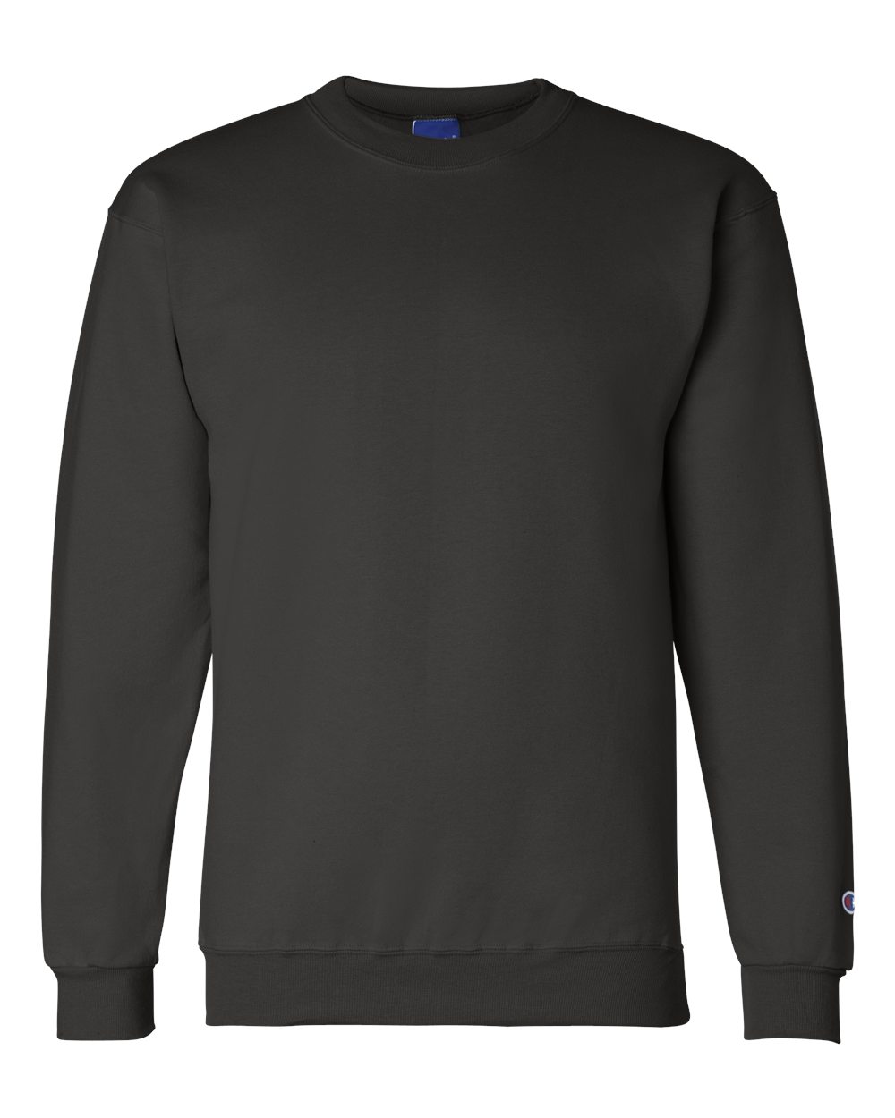 Champion S600 Powerblend Crewneck Sweatshirt in Black