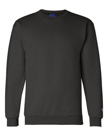 Champion S600 Powerblend Crewneck Sweatshirt in Black