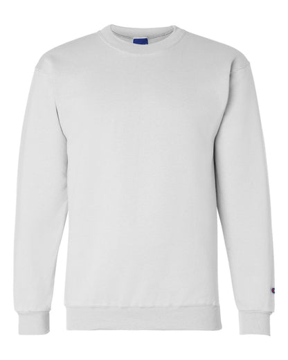 Champion S600 Powerblend Crewneck Sweatshirt in White
