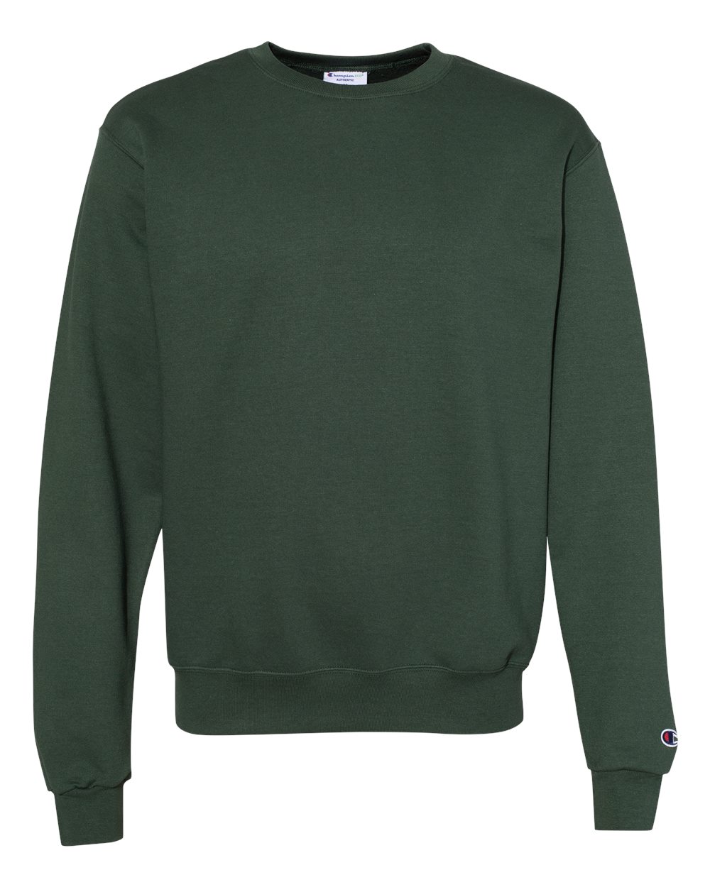 Champion S600 Powerblend Crewneck Sweatshirt in Dark Green