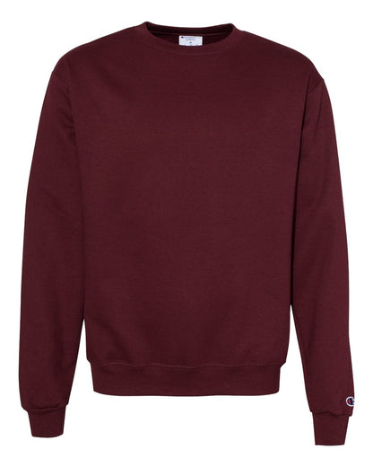 Champion S600 Powerblend Crewneck Sweatshirt in Maroon