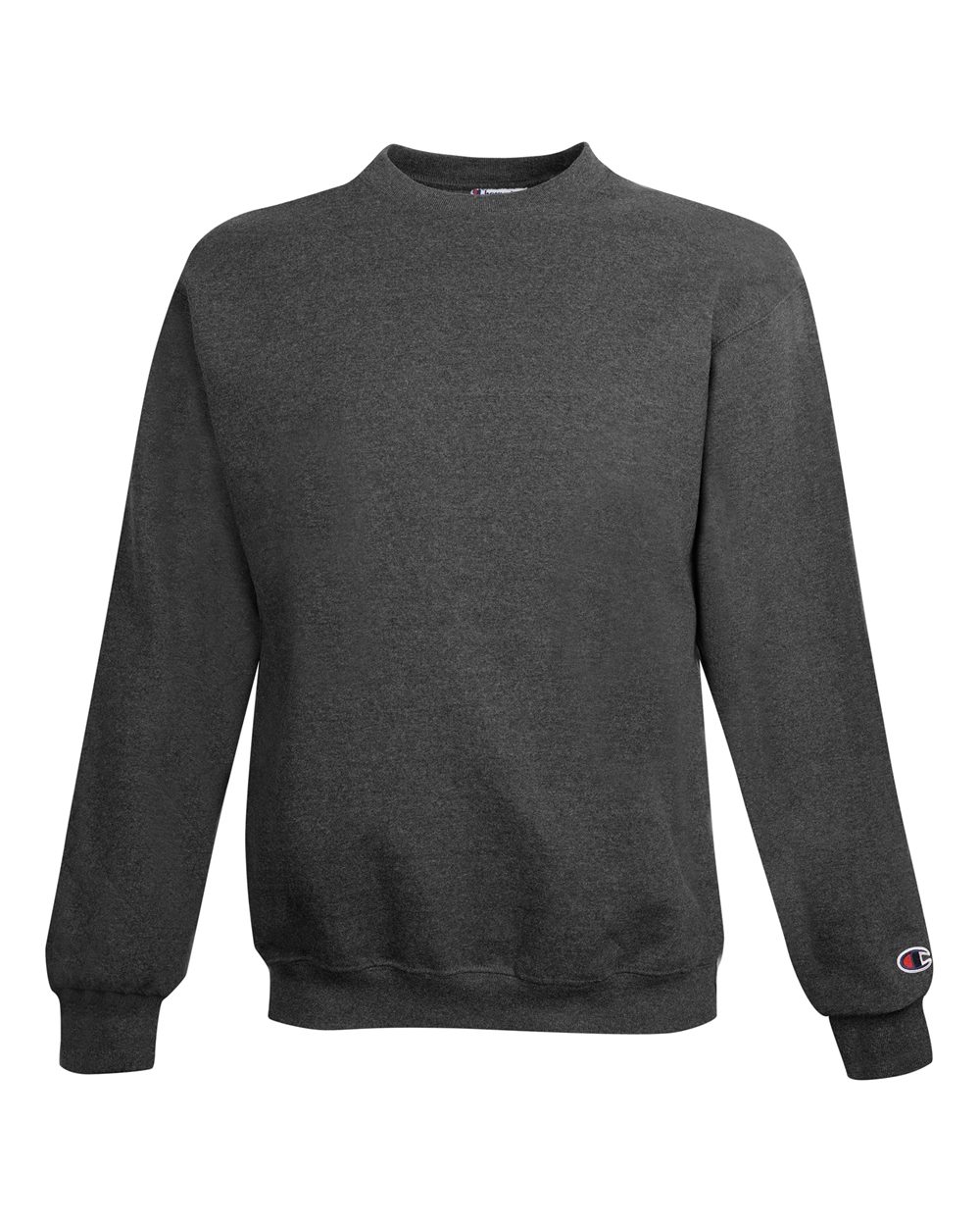 Champion S600 Powerblend Crewneck Sweatshirt in Charcoal Heather