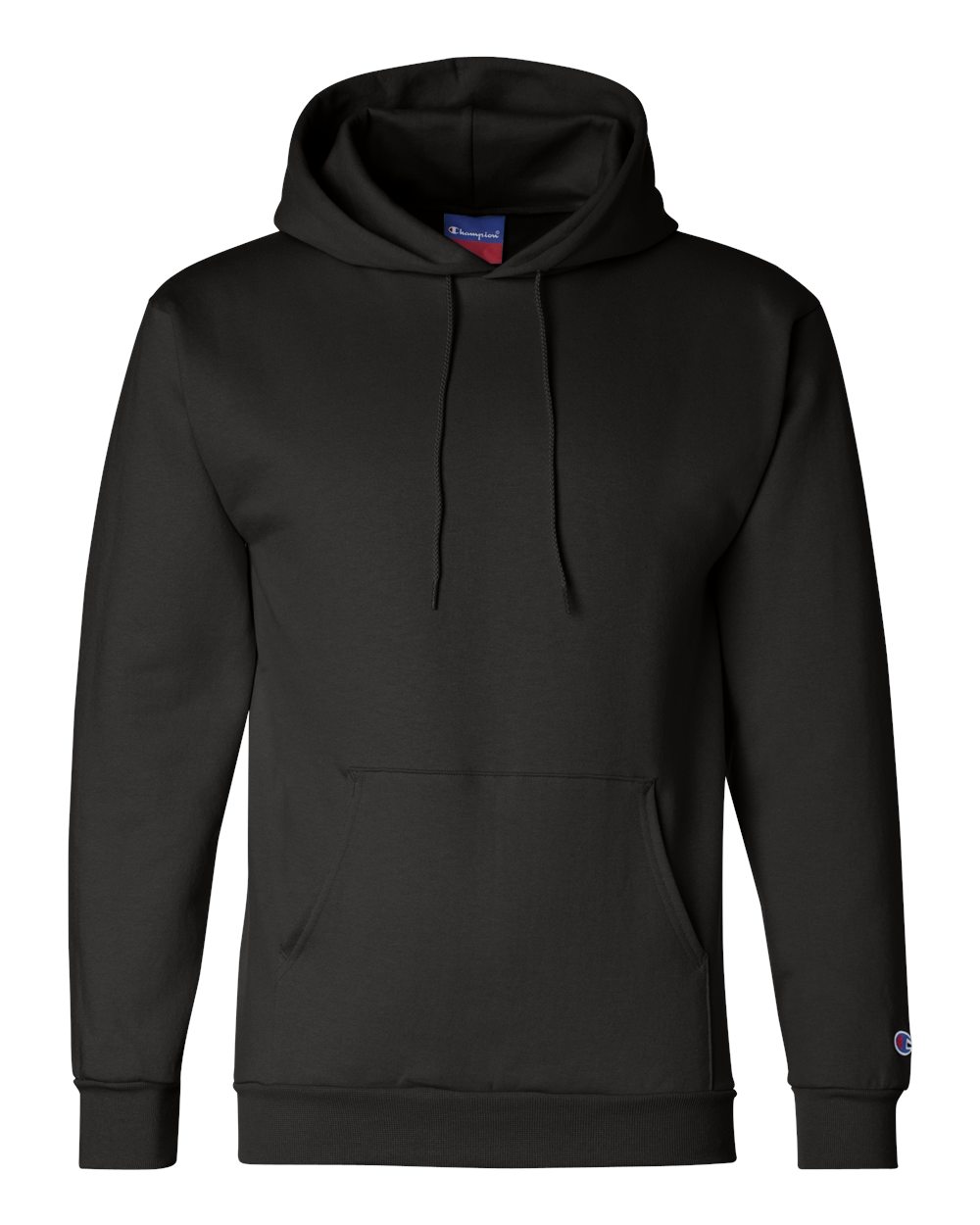 Champion S700 Powerblend Hooded Sweatshirt in Black