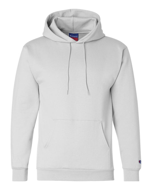 Champion S700 Powerblend Hooded Sweatshirt in White