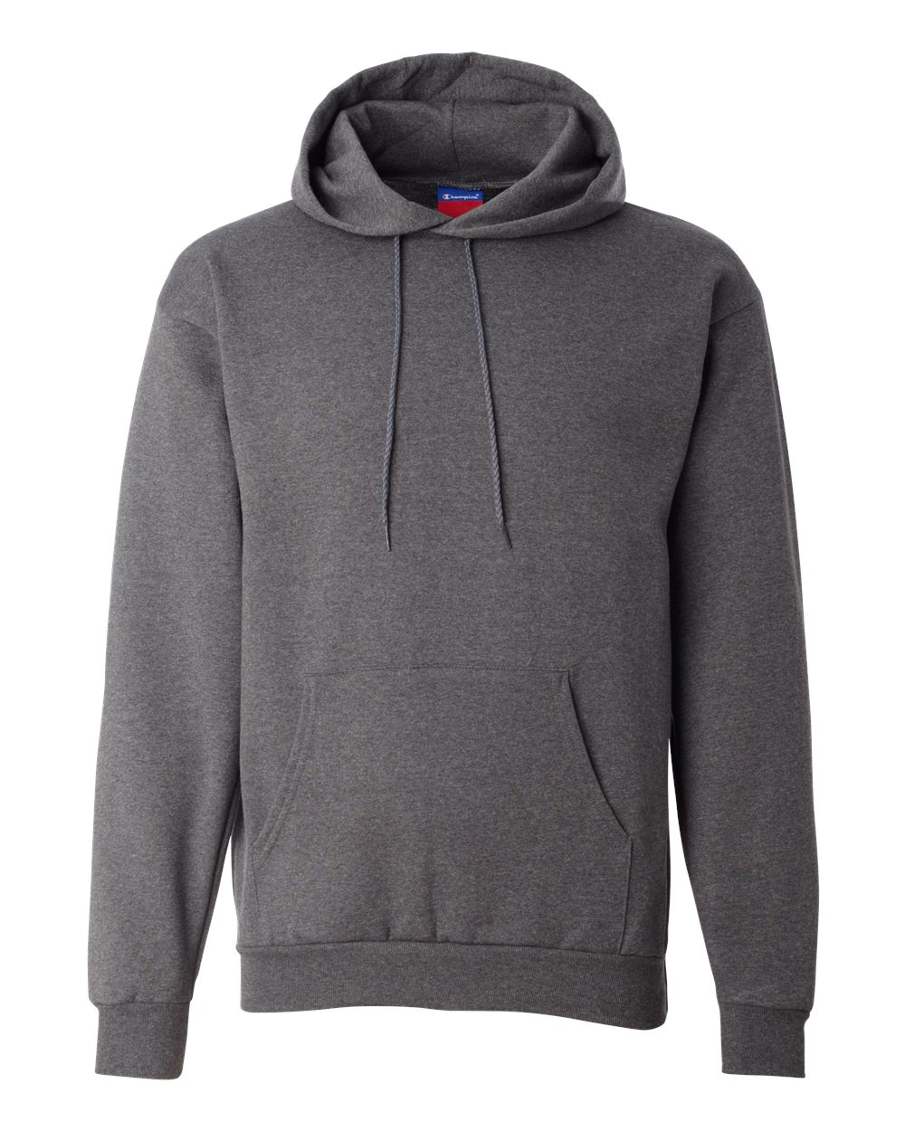 Champion S700 Powerblend Hooded Sweatshirt in Charcoal Heather