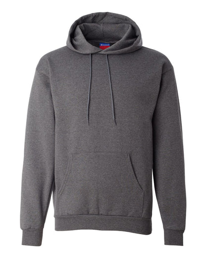 Champion S700 Powerblend Hooded Sweatshirt in Charcoal Heather