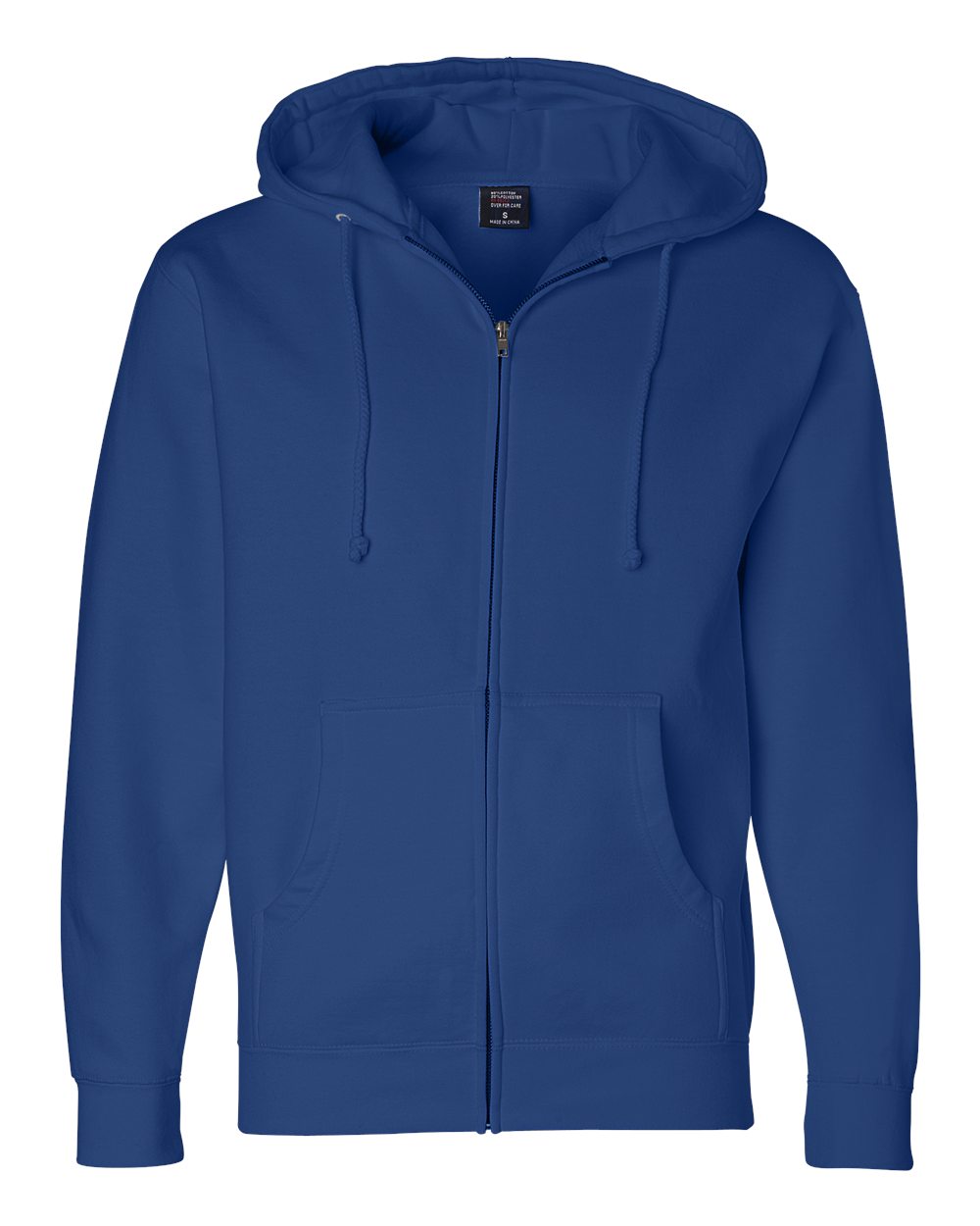Independent Trading Co. IND4000Z Heavyweight Full-Zip Hooded Sweatshirt in Royal