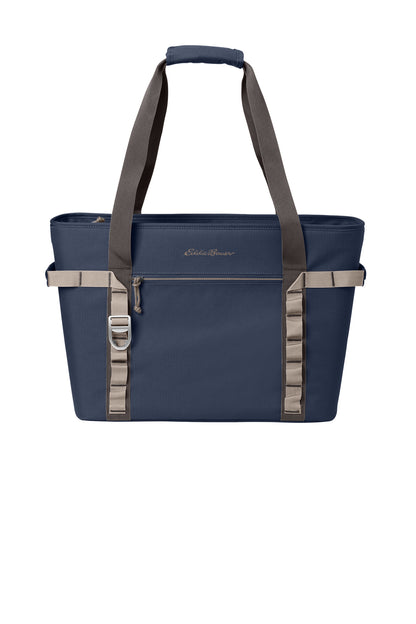 Eddie Bauer Max Cool Tote Cooler in River Blue Navy/ Chrome, style EB801