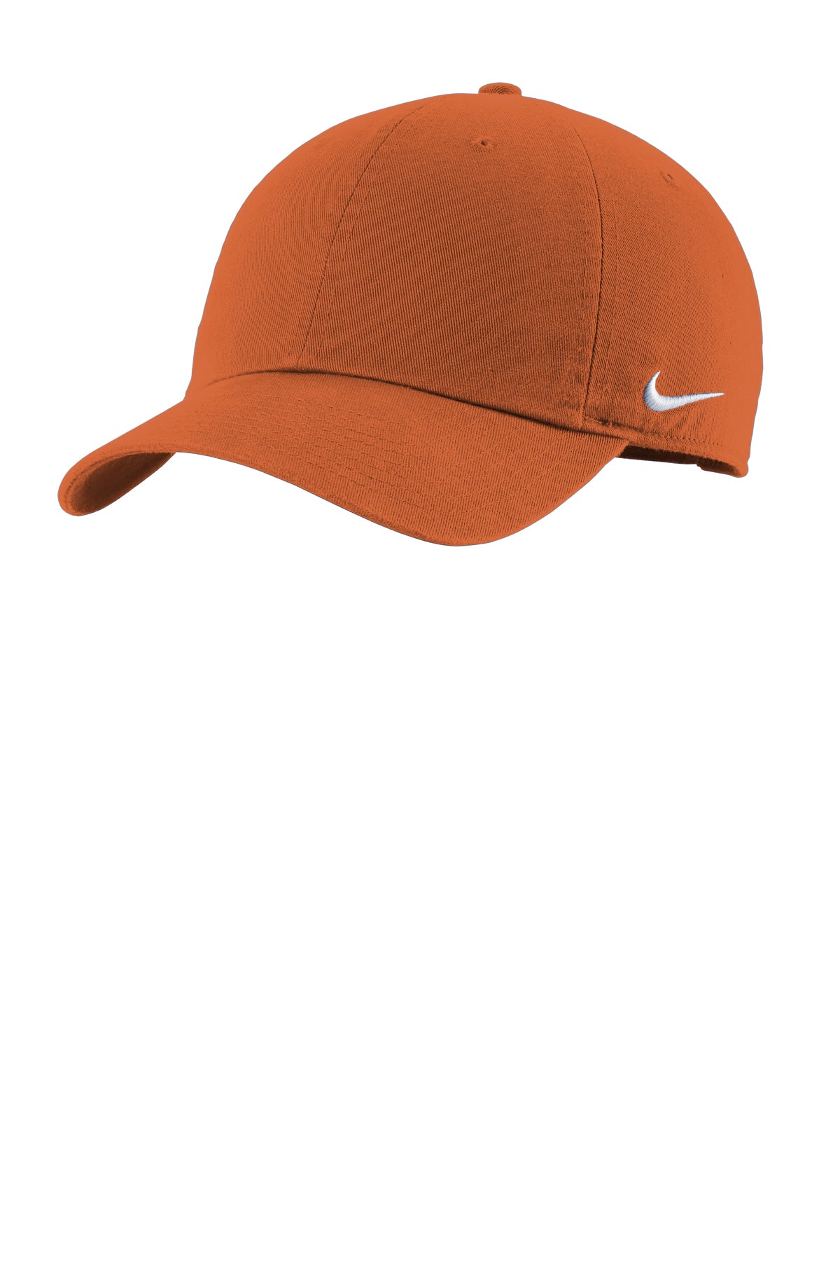 Nike Heritage Cotton Twill Cap in Desert Orange, style NKFB5677