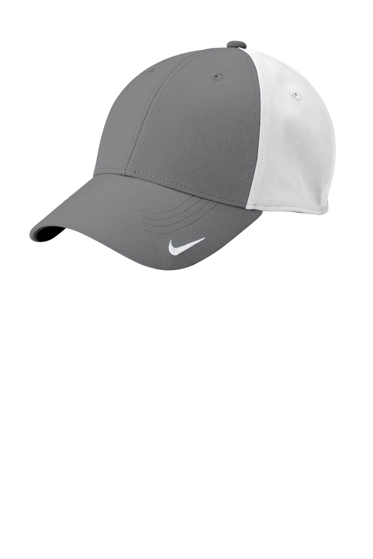 Nike Dri-FIT Legacy Cap in Dark Grey/ White, style NKFB6447