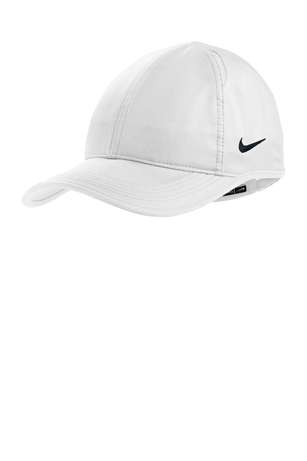 Nike Dri-FIT Featherlight Performance Cap in White, style NKFB5666