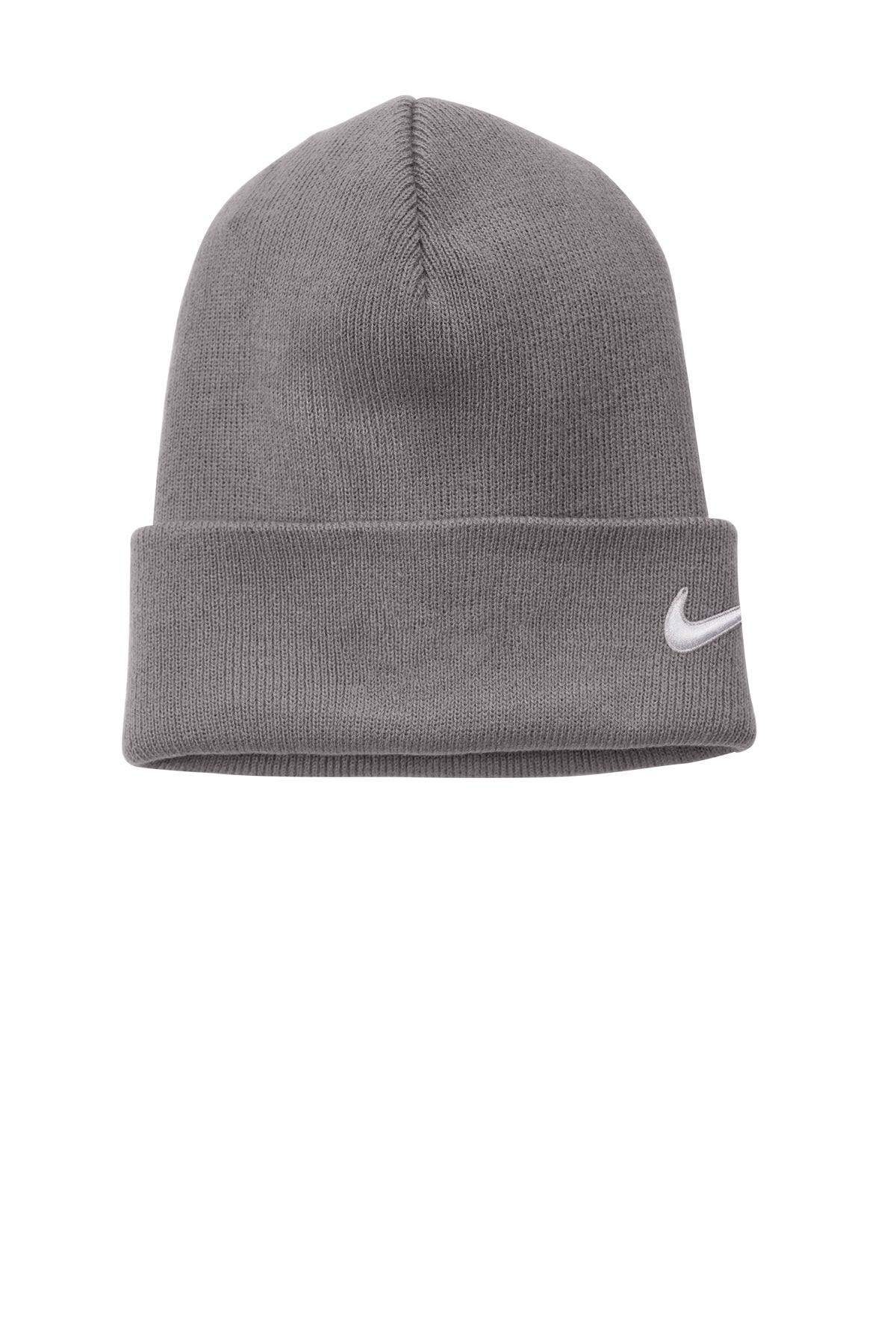 Nike Team Cuffed Beanie in Medium Grey, style NKFB6539