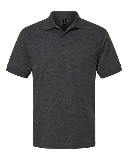 Gildan 8800 DryBlend Jersey Polo in Dark Heather