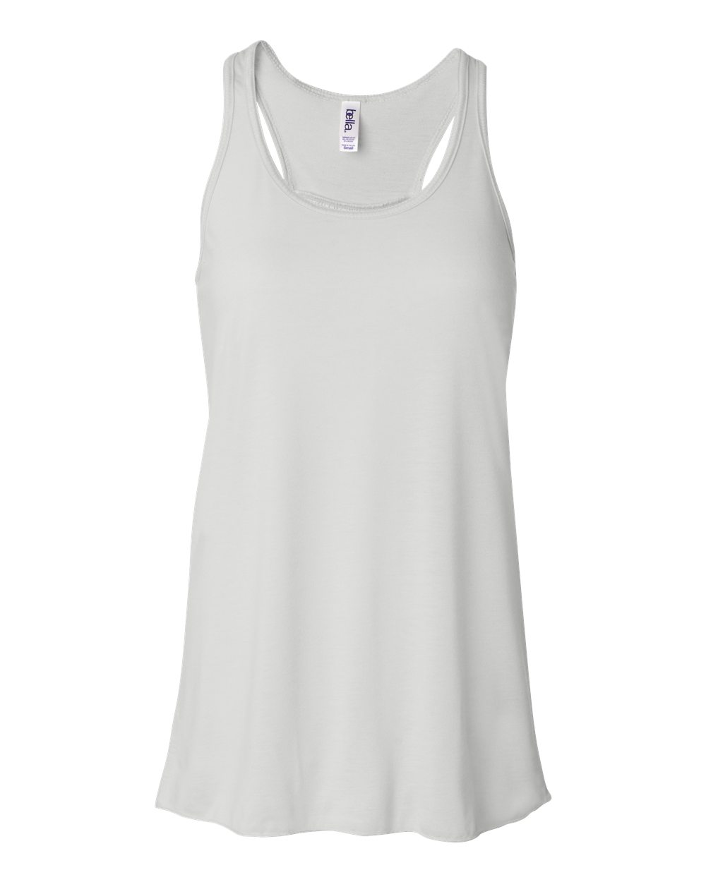 BELLA+CANVAS 8800 Women's Flowy Racerback Tank in White