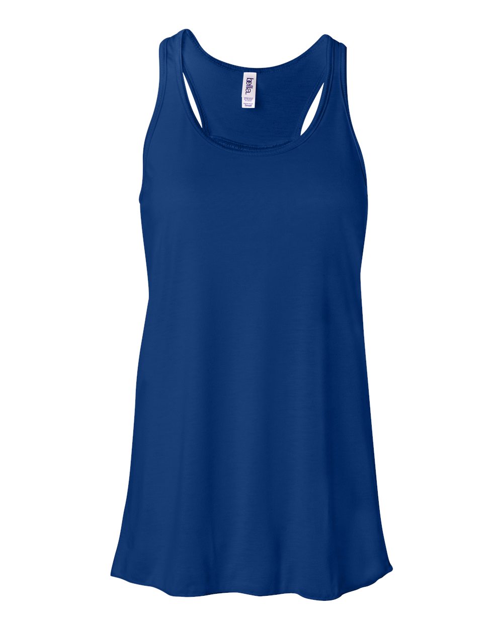 BELLA+CANVAS 8800 Women's Flowy Racerback Tank in True Royal