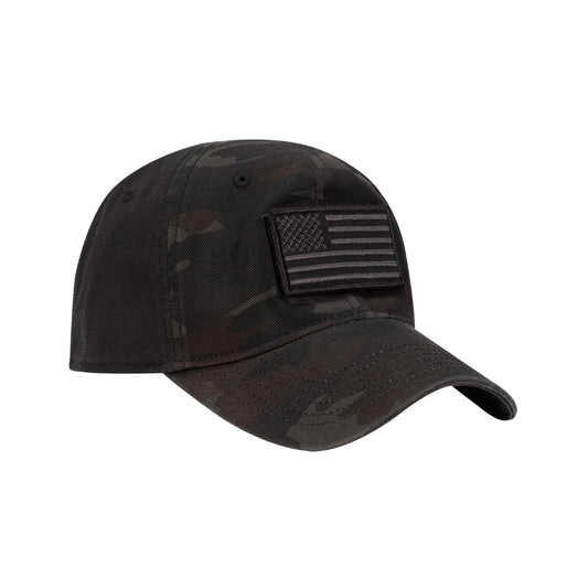 DRI DUCK Tactical Cap - Black Camo/Black