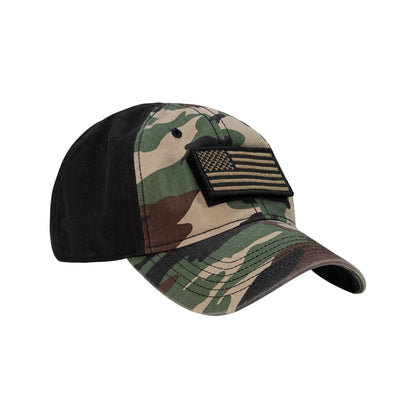 DRI DUCK Tactical Cap - Green Camo/Black