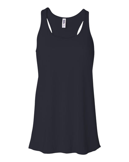 BELLA+CANVAS 8800 Women's Flowy Racerback Tank in Midnight