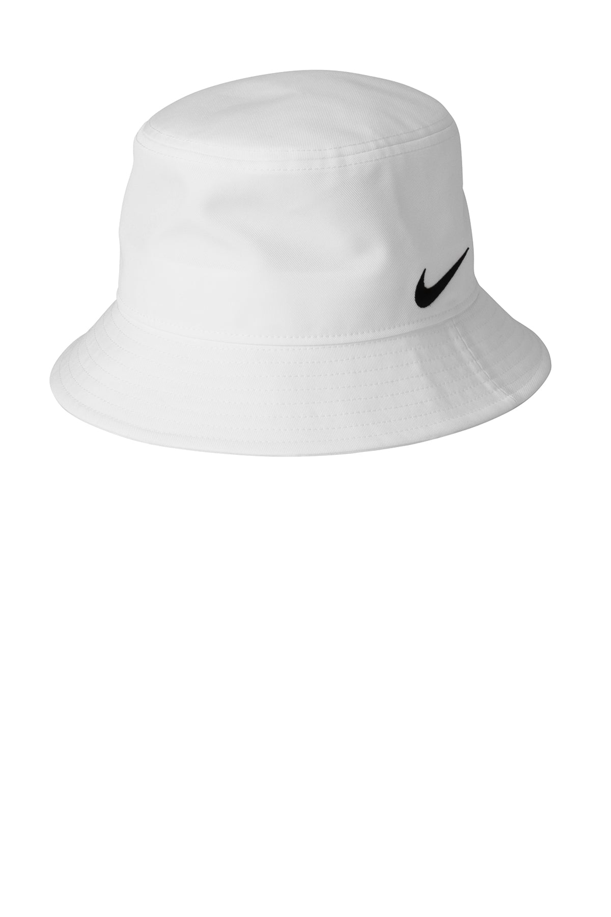 Nike Swoosh Bucket Hat in White, style NKBFN6319