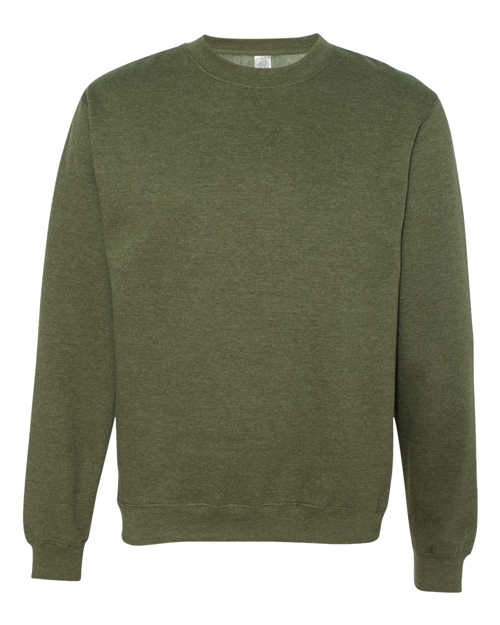 Independent Trading Co. SS3000 Midweight Crewneck Sweatshirt in Army Heather