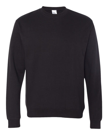 Independent Trading Co. SS3000 Midweight Crewneck Sweatshirt in Black