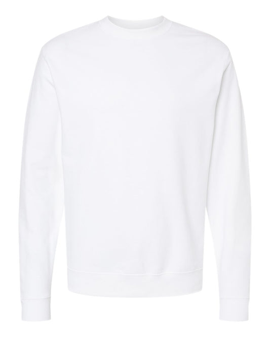 Independent Trading Co. SS3000 Midweight Crewneck Sweatshirt in White
