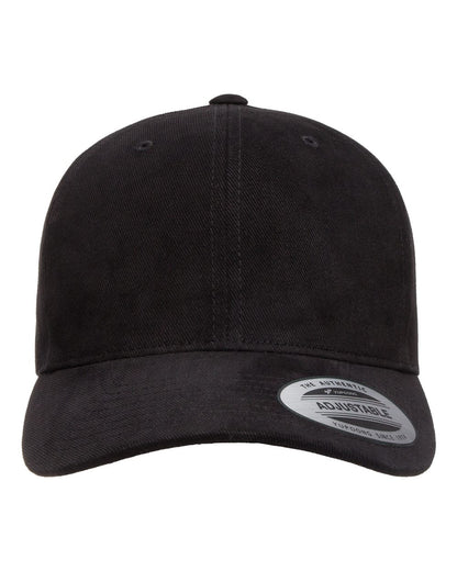 YP Classics 6363V Brushed Twill Cap in Black