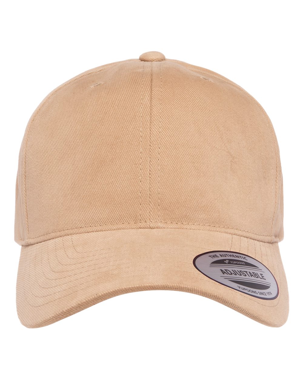 YP Classics 6363V Brushed Twill Cap in Khaki