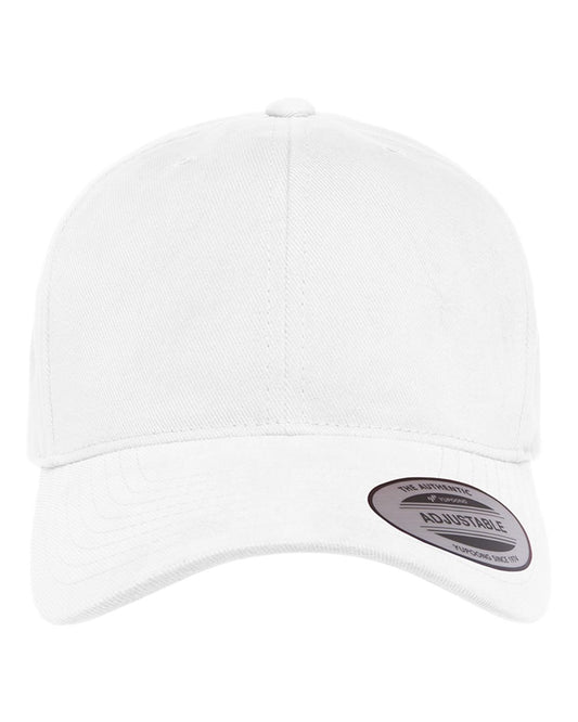 YP Classics 6363V Brushed Twill Cap in White