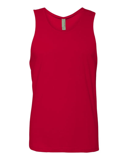 Next Level 3633 Unisex Cotton Tank in Red