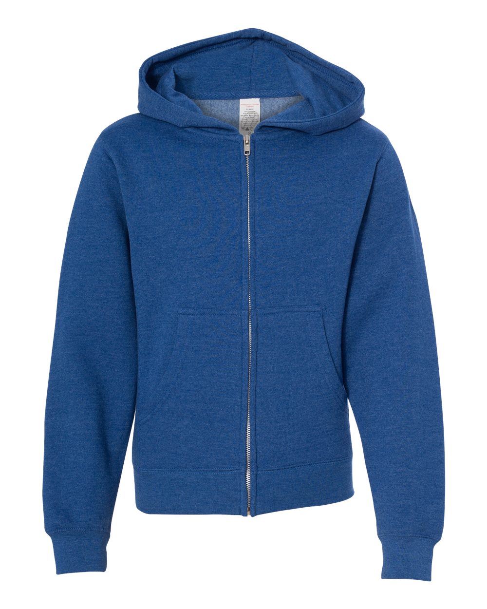 Independent Trading Co. SS4001YZ Youth Midweight Full-Zip Hoodie in Royal Heather