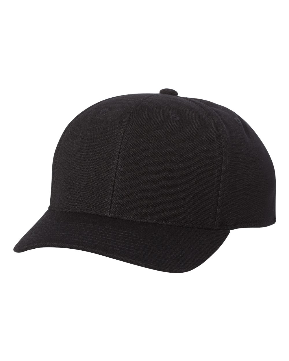 Flexfit 110P Cool & Dry Mini-Piqué Cap in Black