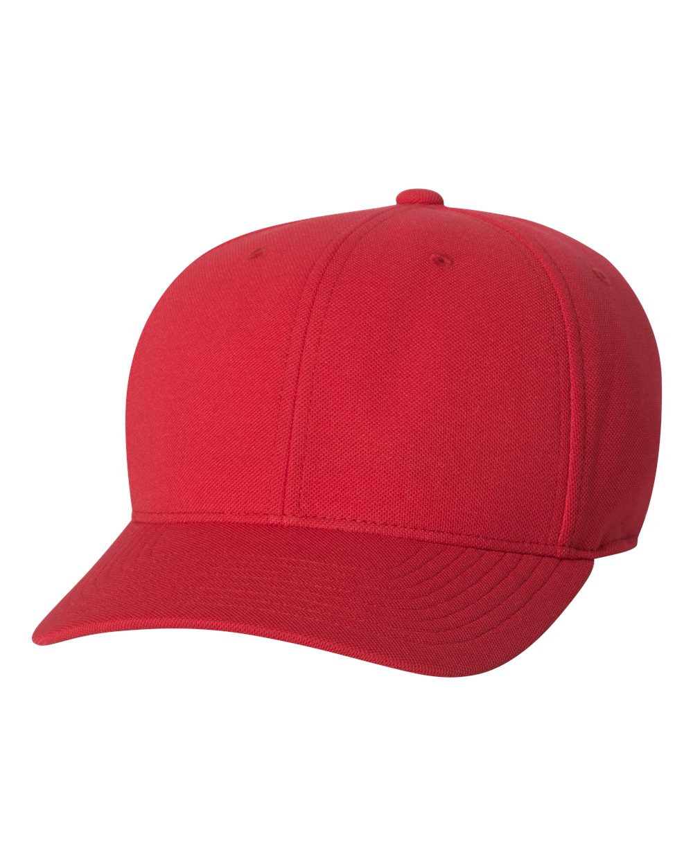 Flexfit 110P Cool & Dry Mini-Piqué Cap in Red