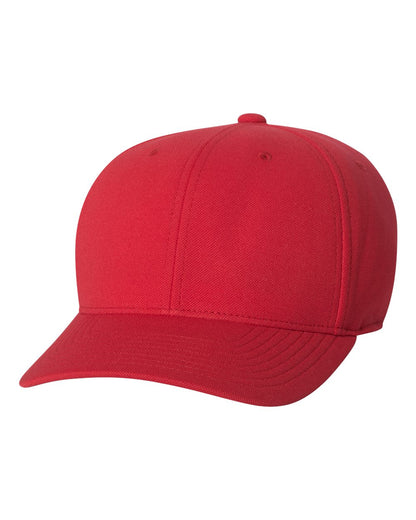 Flexfit 110P Cool & Dry Mini-Piqué Cap in Red