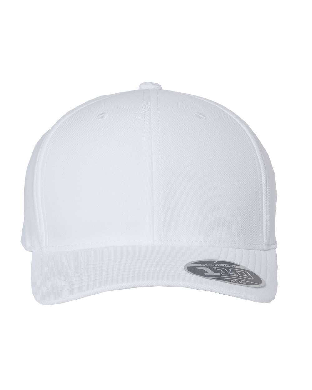 Flexfit 110P Cool & Dry Mini-Piqué Cap in White
