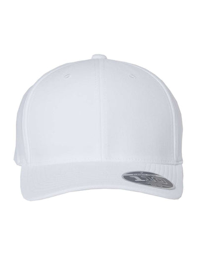 Flexfit 110P Cool & Dry Mini-Piqué Cap in White