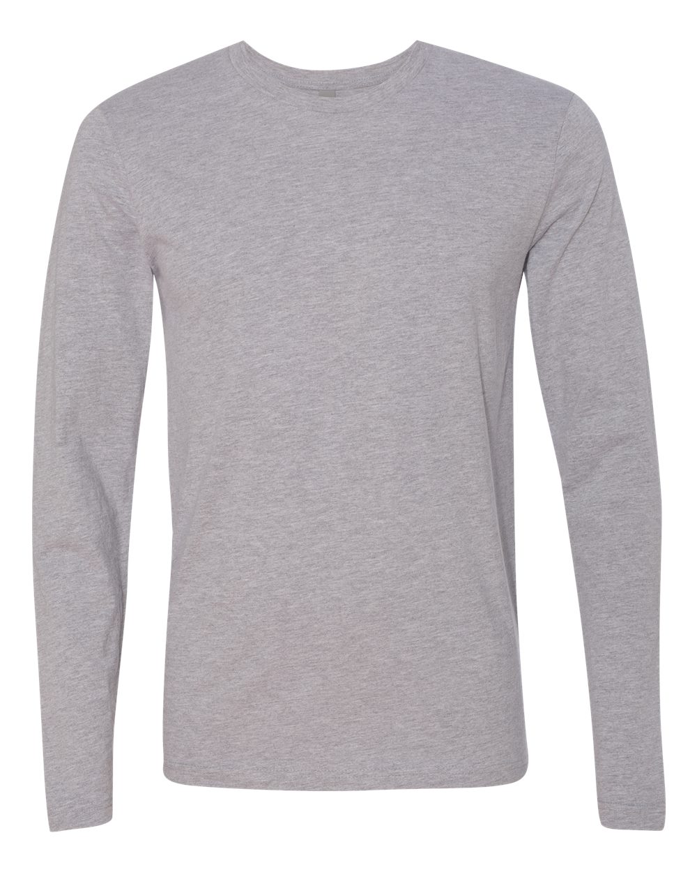 Next Level 3601 Unisex Cotton Long Sleeve Tee in Heather Grey