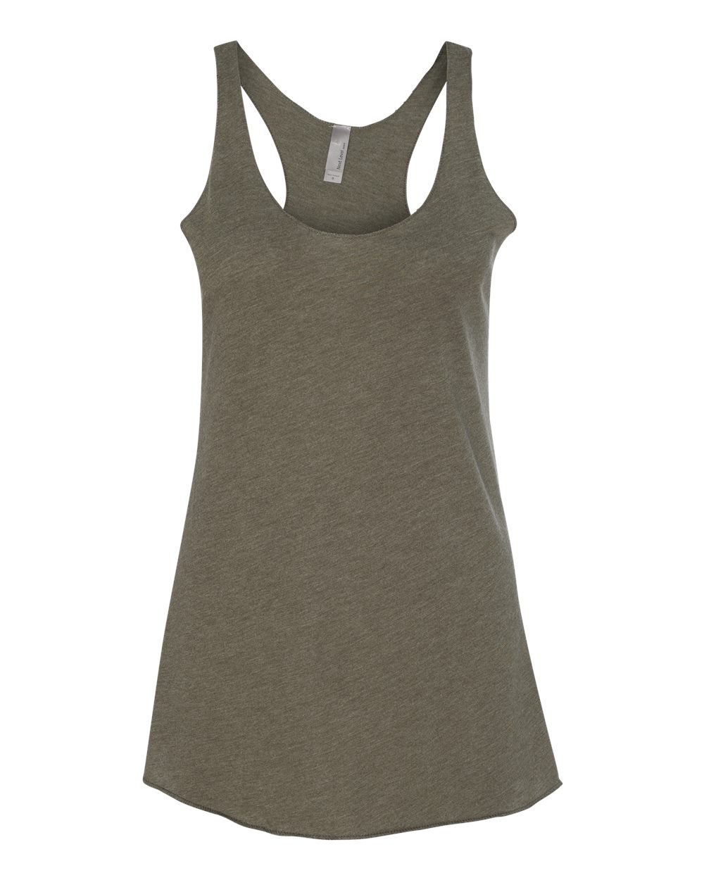 Next Level 6733 Women's Triblend Racerback Tank in Military Green